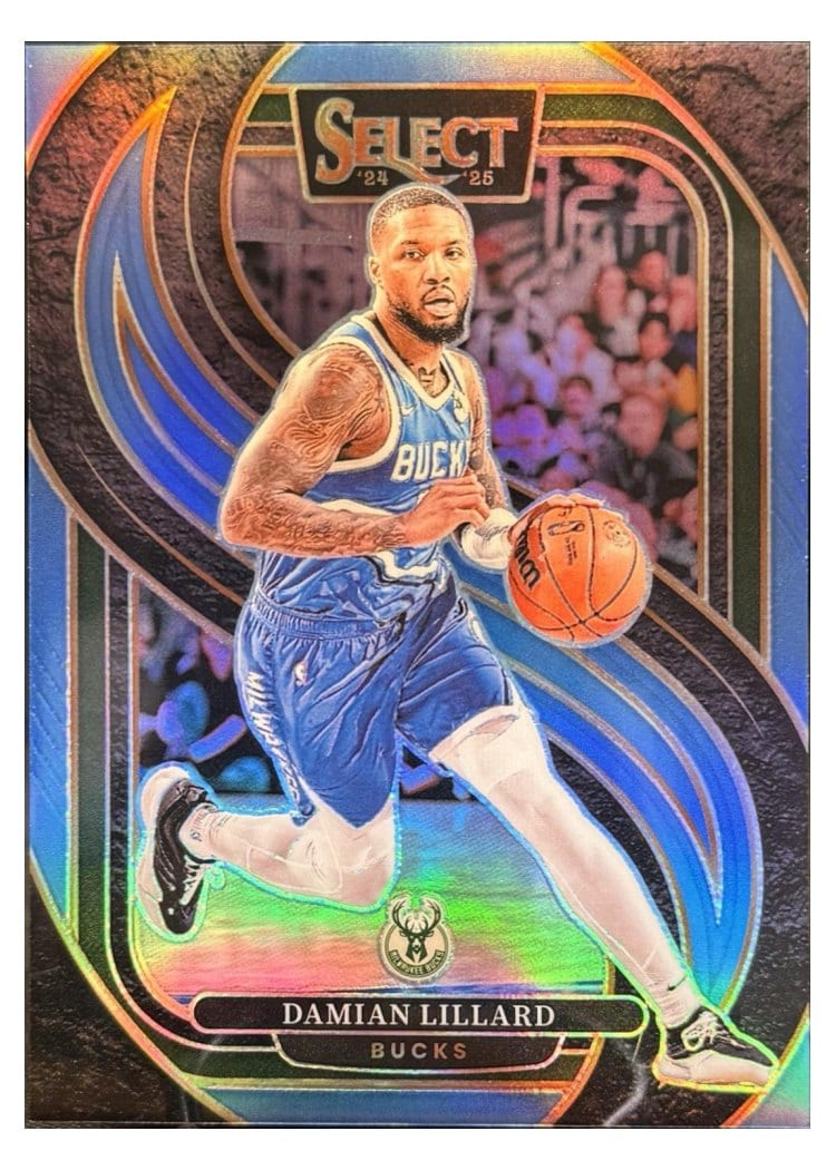2024-25 Panini Select Base Set Damian Lillard #145 card