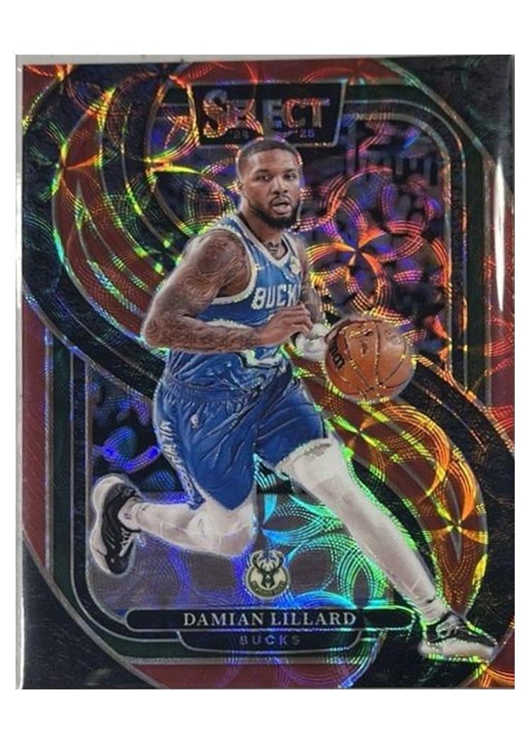 2024-25 Panini Select Base Set Damian Lillard #145 card