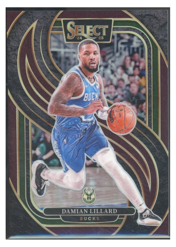 2024-25 Panini Select Base Set Damian Lillard #145 card