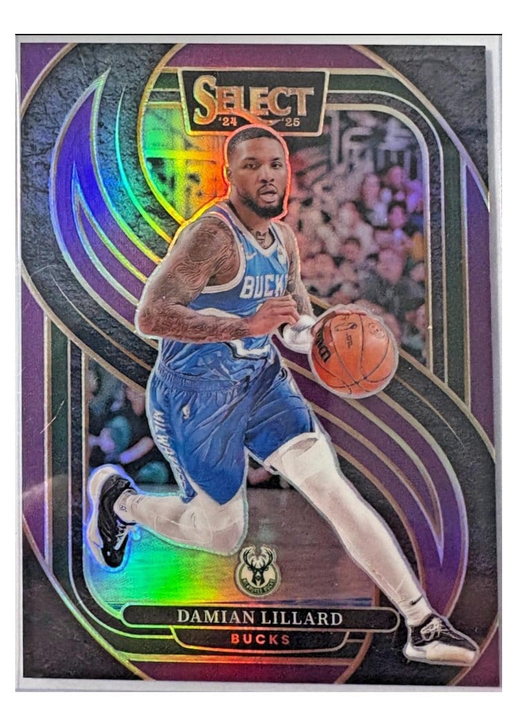 2024-25 Panini Select Base Set Damian Lillard #145 card