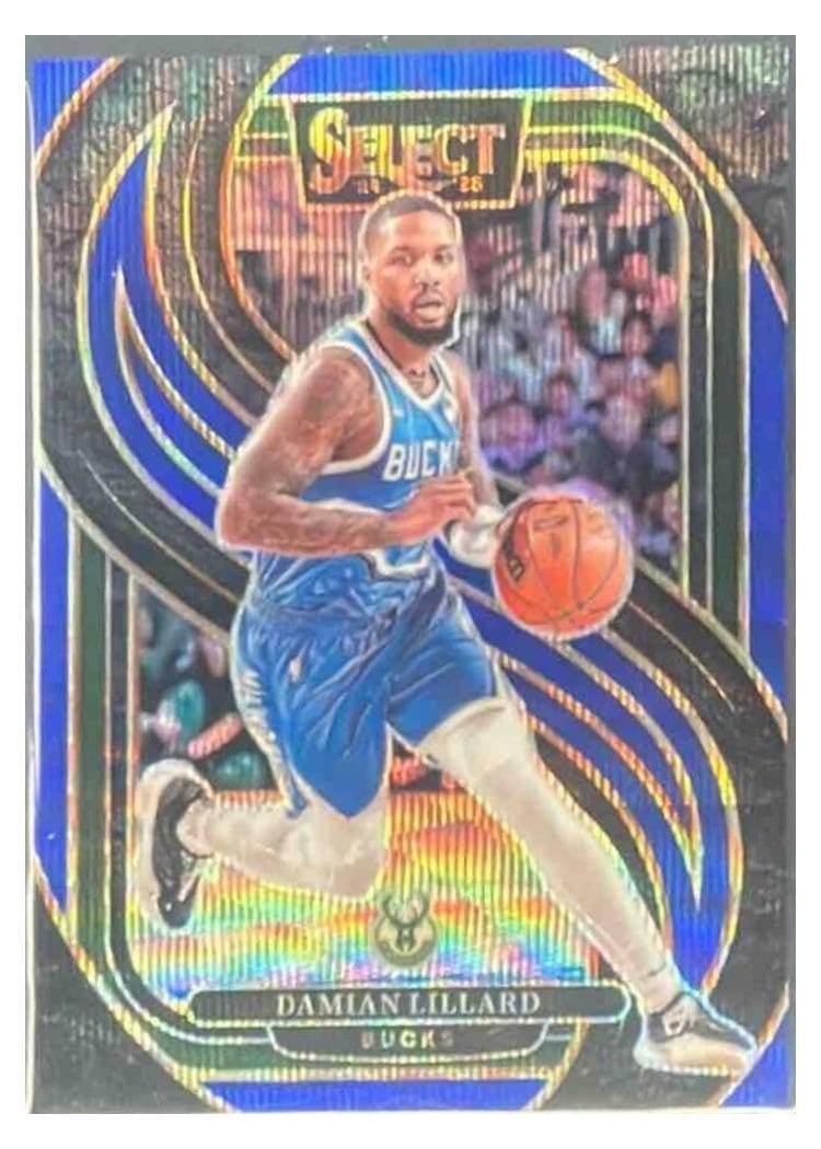 2024-25 Panini Select Base Set Damian Lillard #145 card