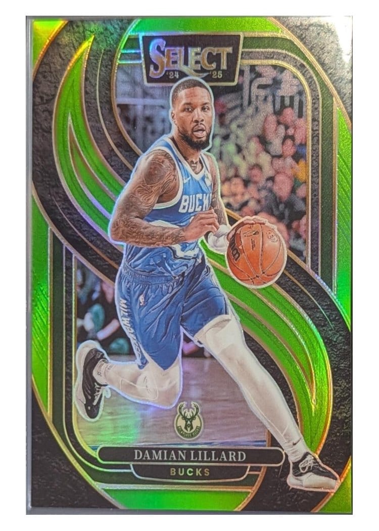 2024-25 Panini Select Base Set Damian Lillard #145 card