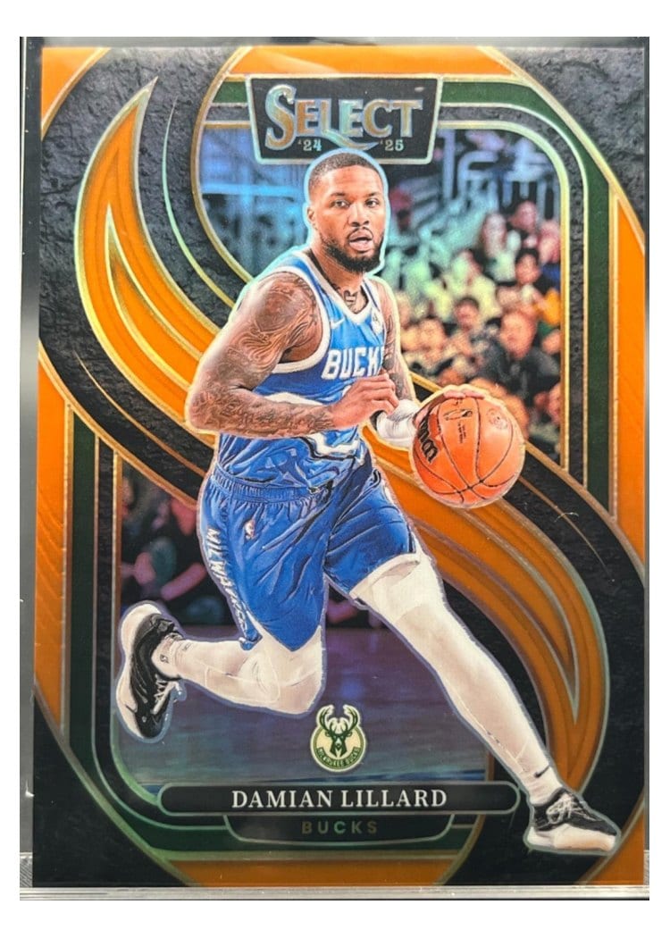 2024-25 Panini Select Base Set Damian Lillard #145 card