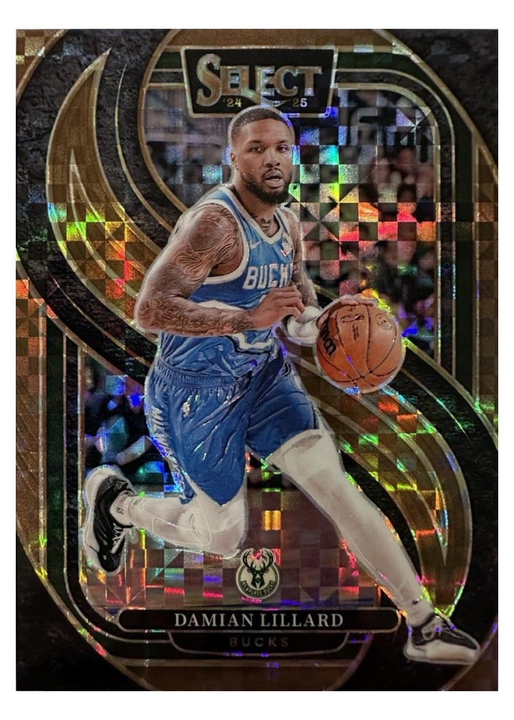 2024-25 Panini Select Base Set Damian Lillard #145 card