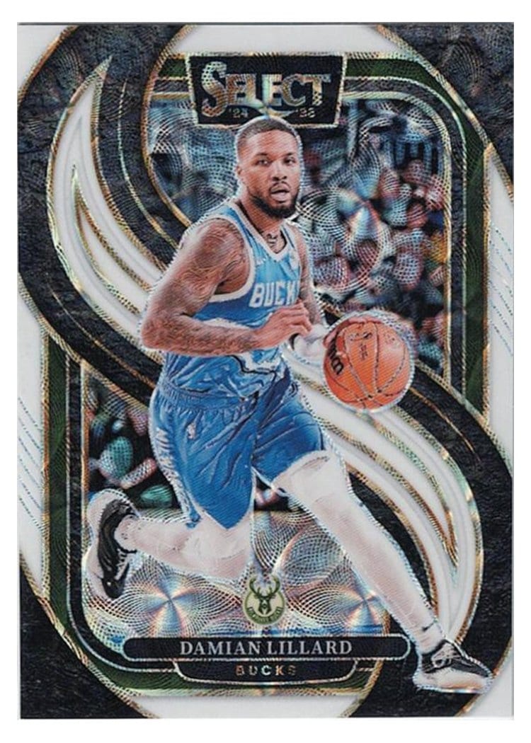 2024-25 Panini Select Base Set Damian Lillard #145 card