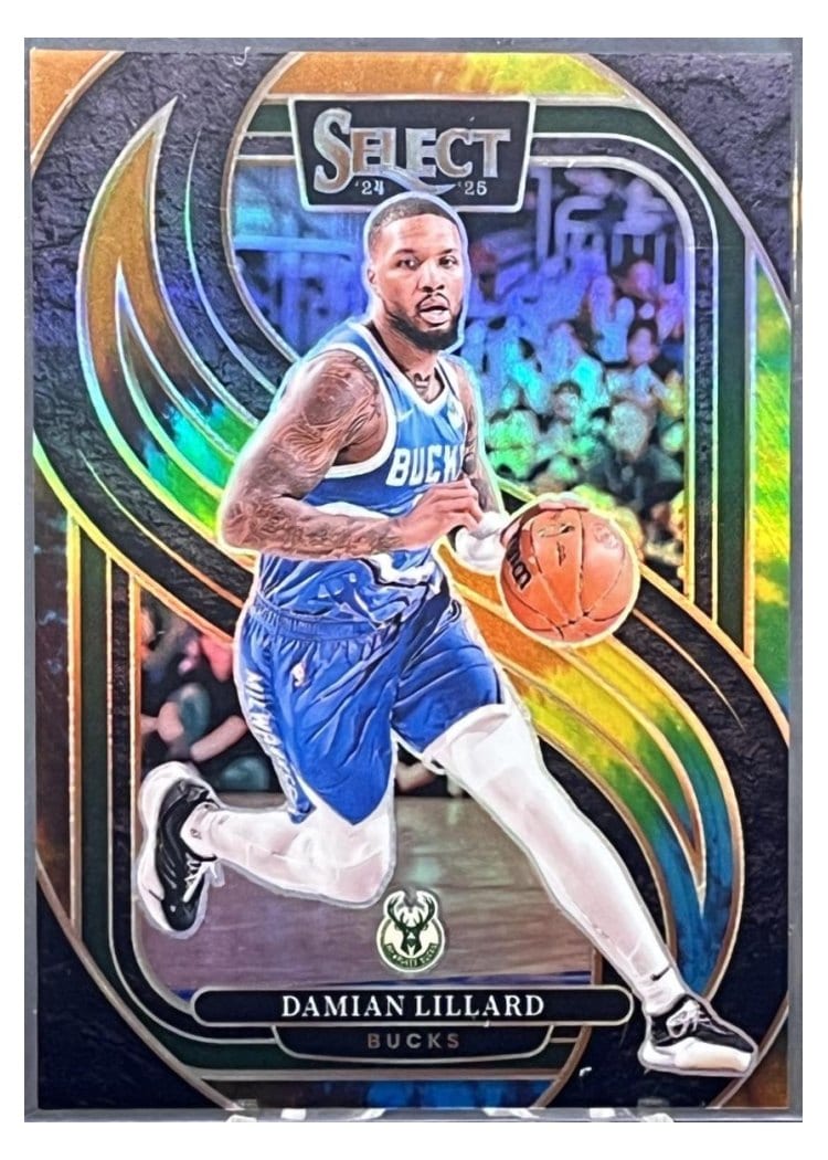 2024-25 Panini Select Base Set Damian Lillard #145 card
