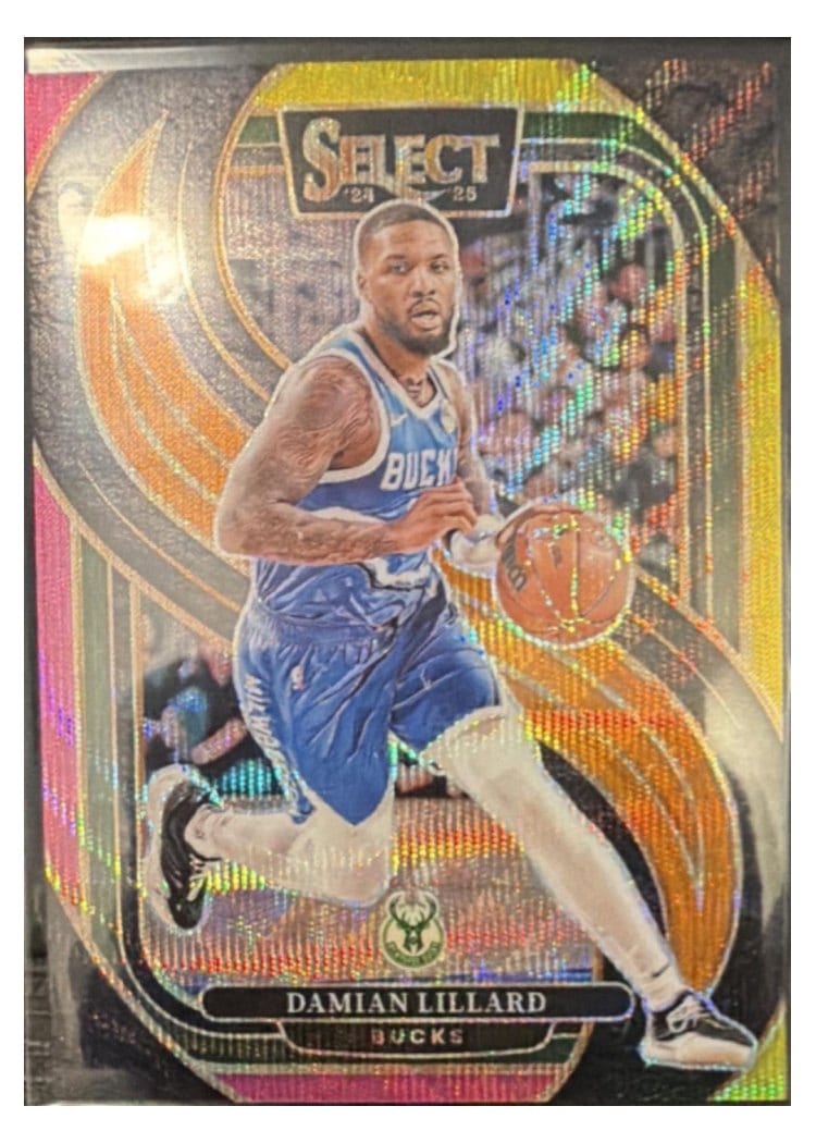 2024-25 Panini Select Base Set Damian Lillard #145 card