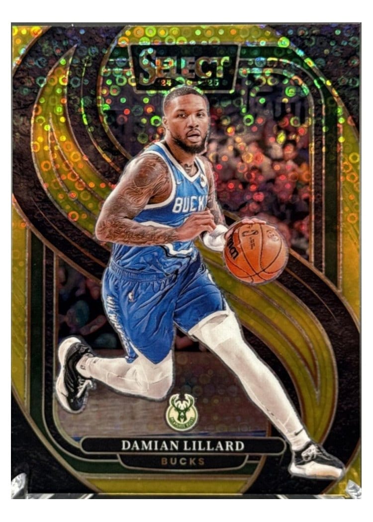 2024-25 Panini Select Base Set Damian Lillard #145 card