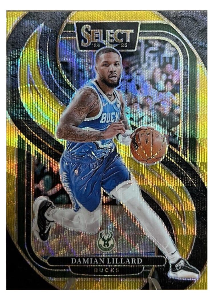 2024-25 Panini Select Base Set Damian Lillard #145 card