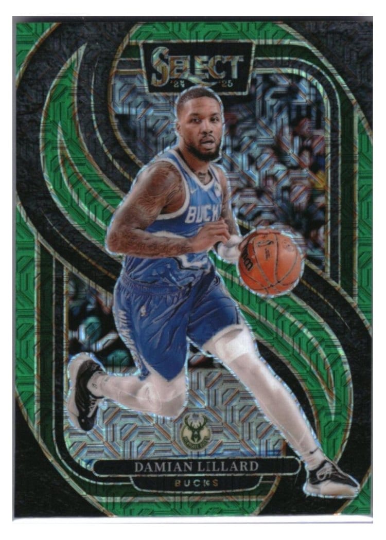 2024-25 Panini Select Base Set Damian Lillard #145 card