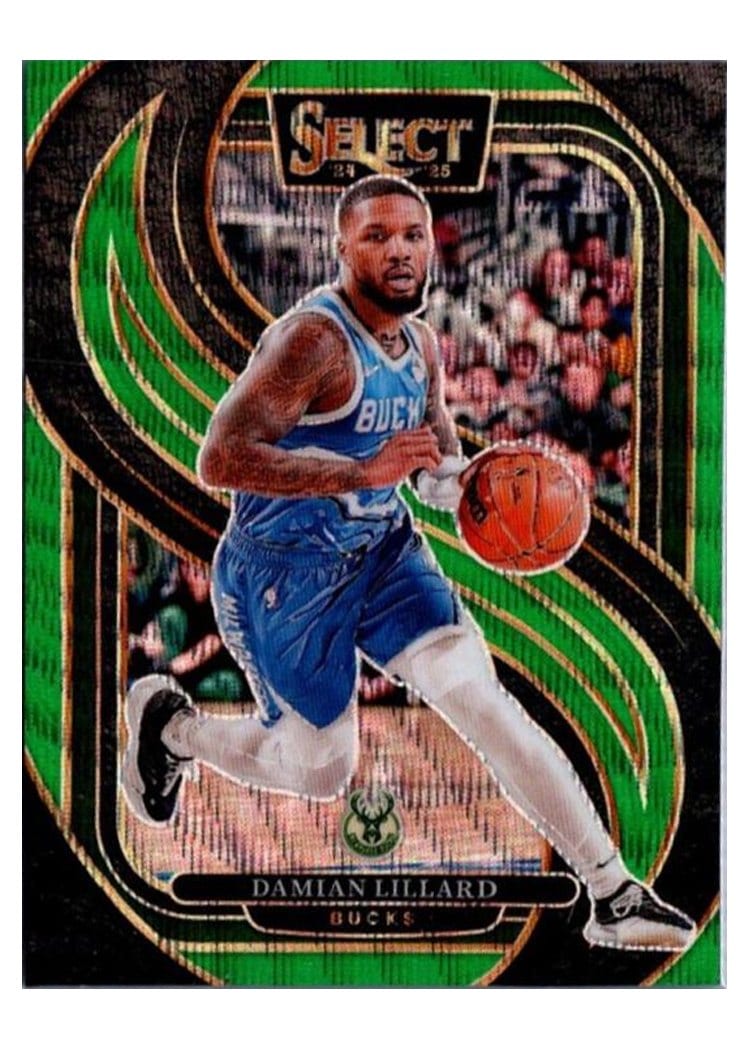 2024-25 Panini Select Base Set Damian Lillard #145 card