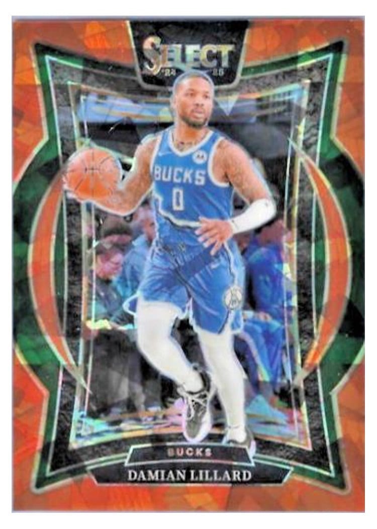 2024 Panini Select Damian Lillard #55 card