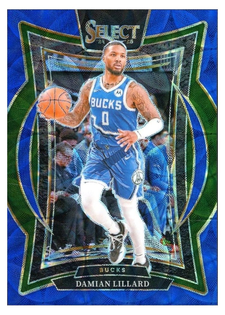 2024 Panini Select Damian Lillard #55 card