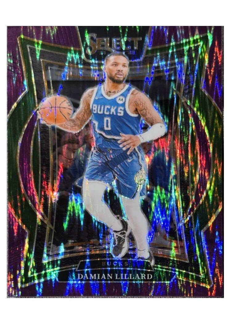 2024 Panini Select Damian Lillard #55 card
