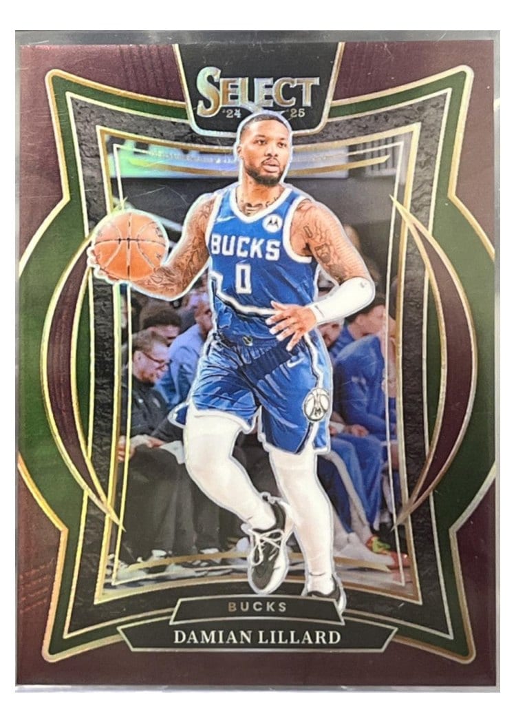 2024 Panini Select Damian Lillard #55 card