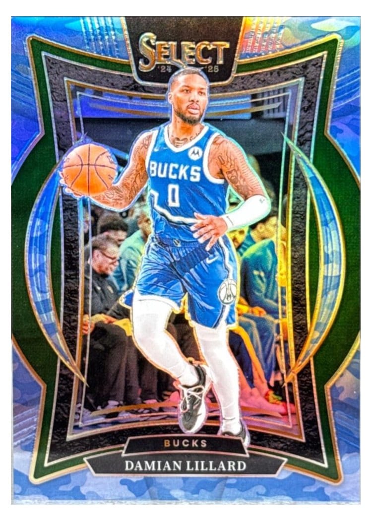 2024 Panini Select Damian Lillard #55 card