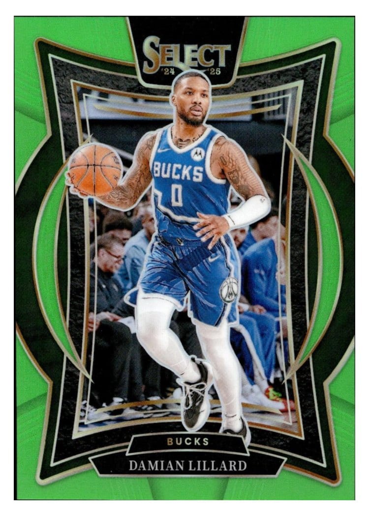 2024 Panini Select Damian Lillard #55 card