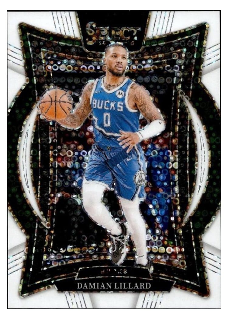 2024 Panini Select Damian Lillard #55 card