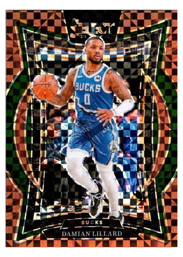 2024 Panini Select Damian Lillard #55 card