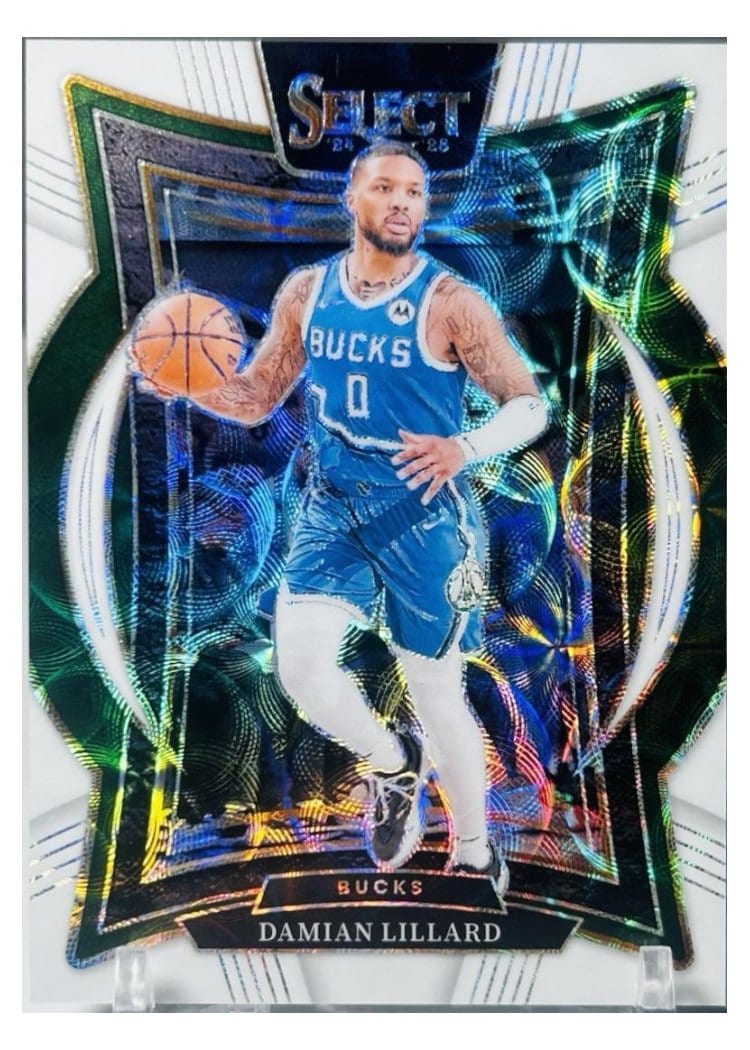 2024 Panini Select Damian Lillard #55 card