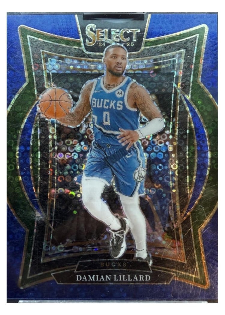 2024 Panini Select Damian Lillard #55 card