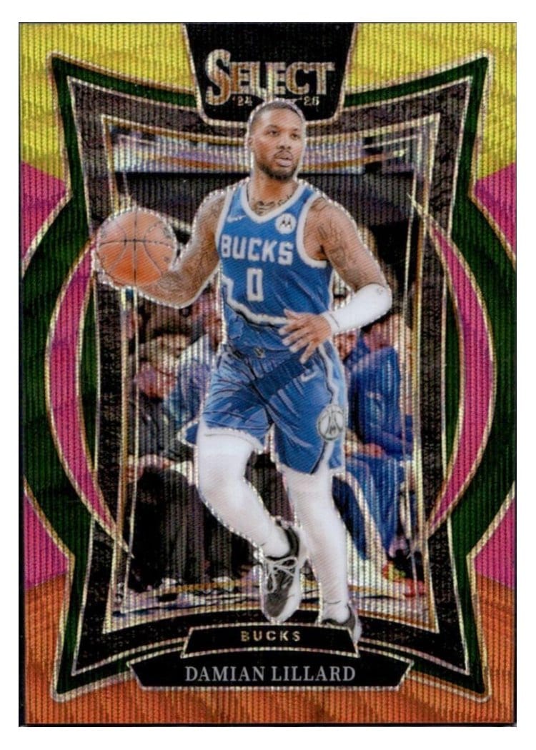 2024 Panini Select Damian Lillard #55 card