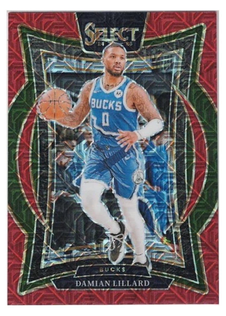 2024 Panini Select Damian Lillard #55 card