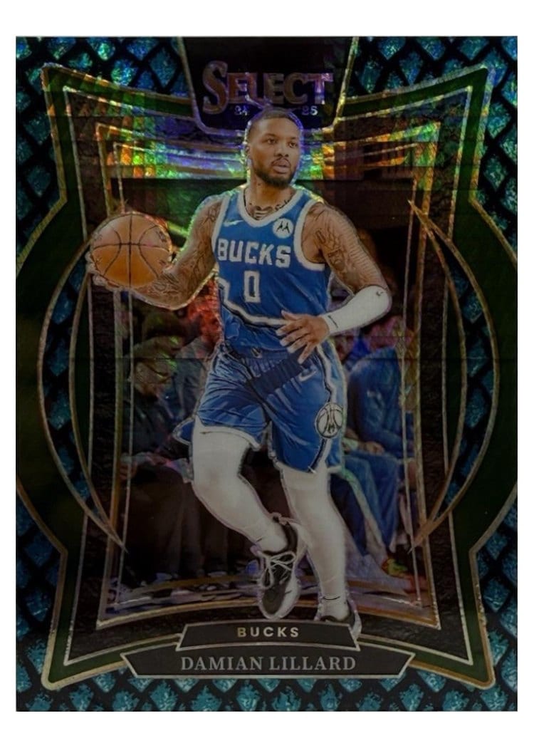 2024 Panini Select Damian Lillard #55 card
