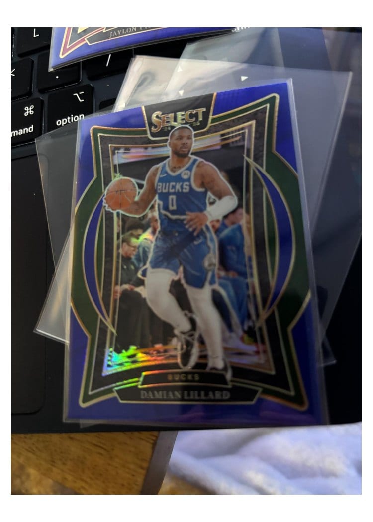 2024 Panini Select Damian Lillard #55 card