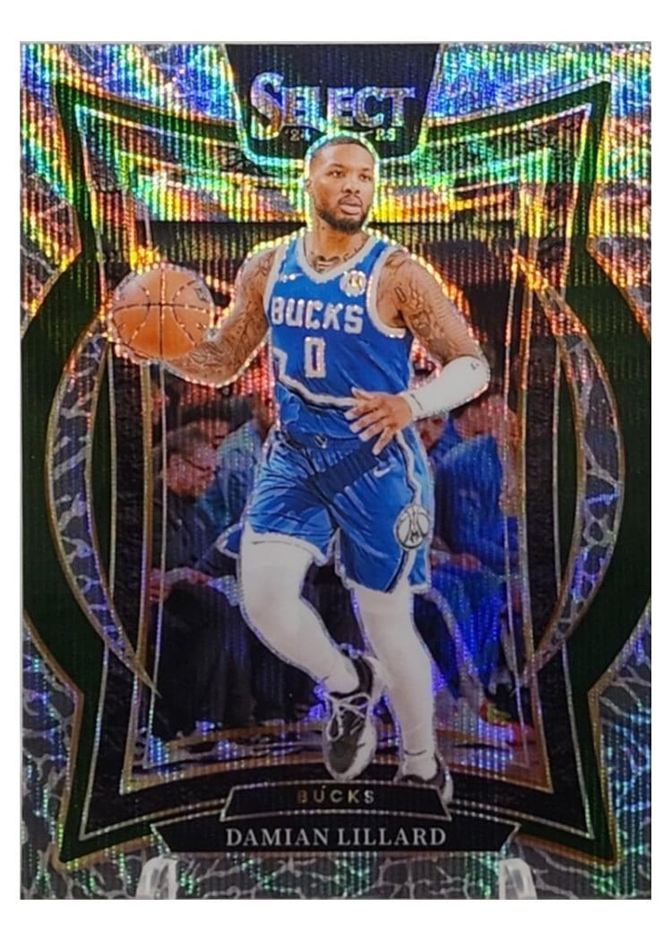 2024 Panini Select Damian Lillard #55 card