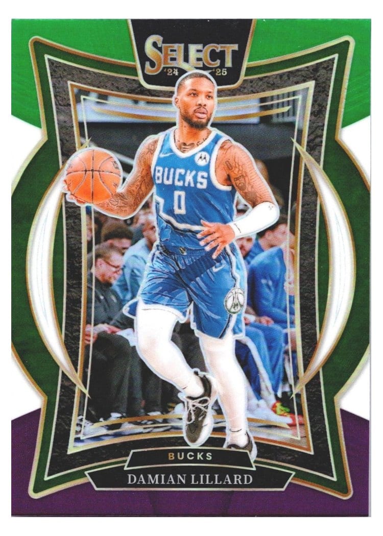 2024 Panini Select Damian Lillard #55 card