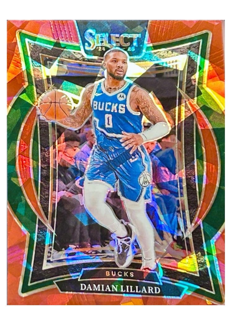 2024 Panini Select Damian Lillard #55 card