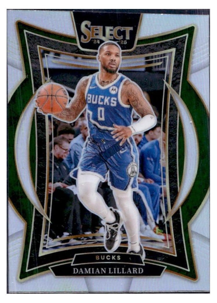 2024 Panini Select Damian Lillard #55 card