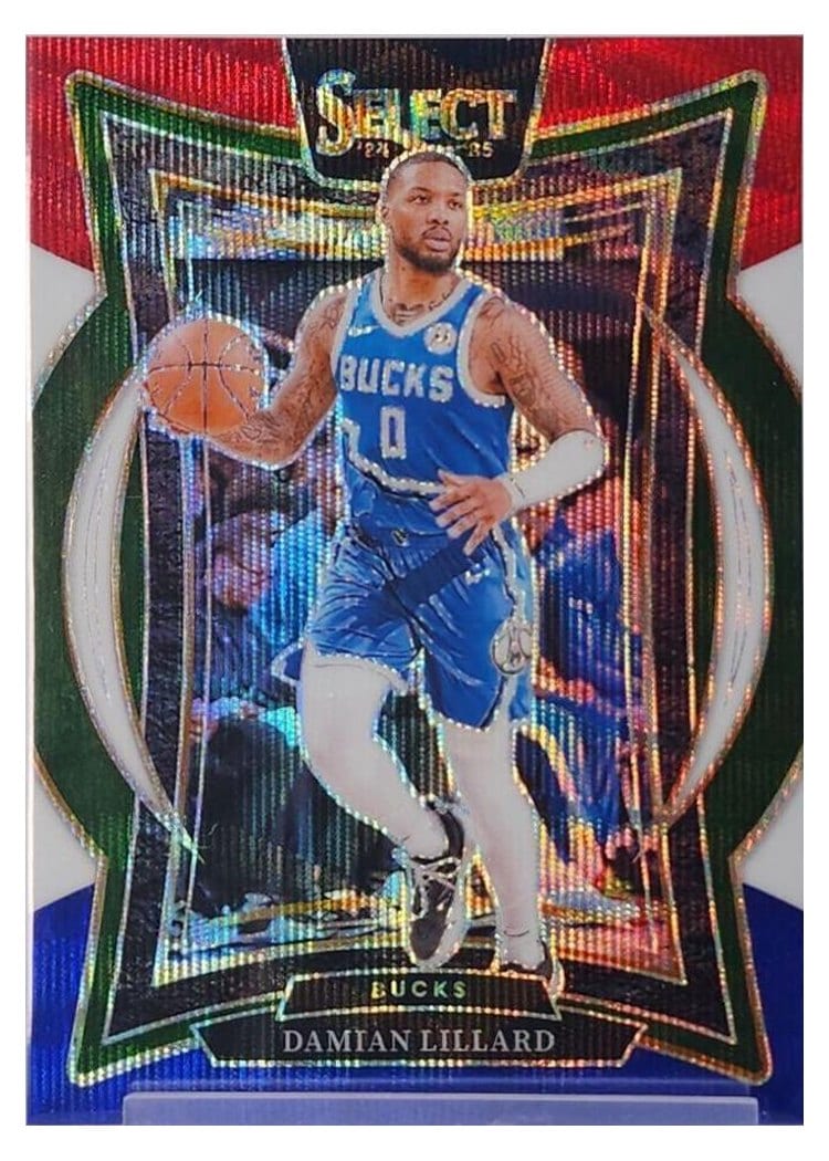 2024 Panini Select Damian Lillard #55 card