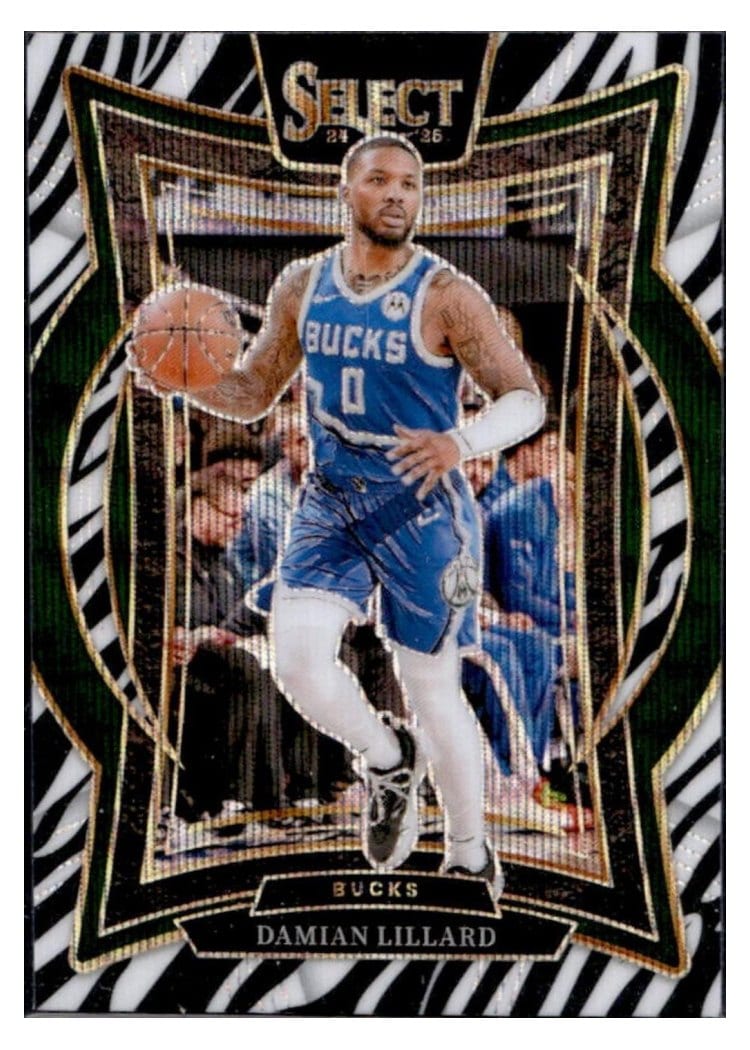 2024 Panini Select Damian Lillard #55 card
