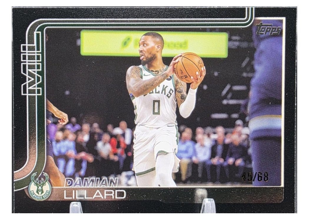 2025 Topps Damian Lillard Black #55 card