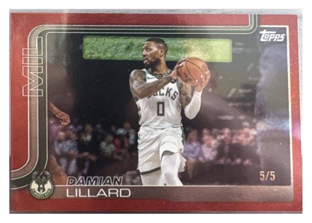 2025 Topps Damian Lillard #55 card