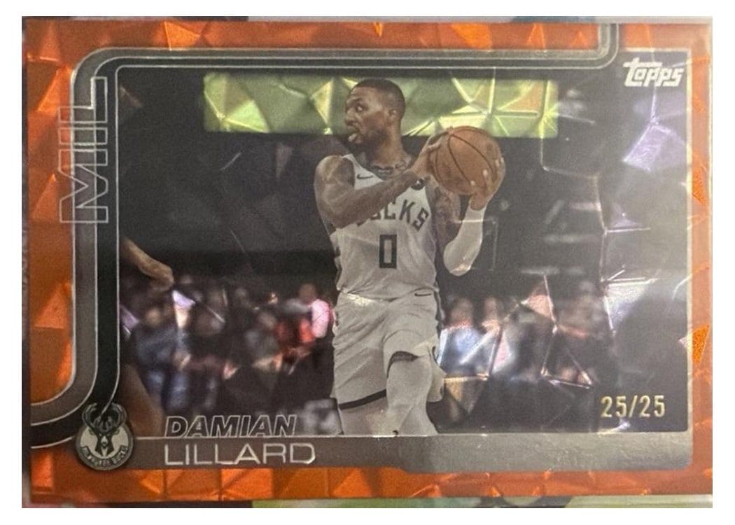 2025 Topps Damian Lillard #55 card
