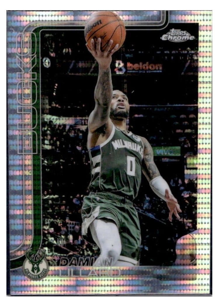 2025 Topps Chrome Damian Lillard #153 card