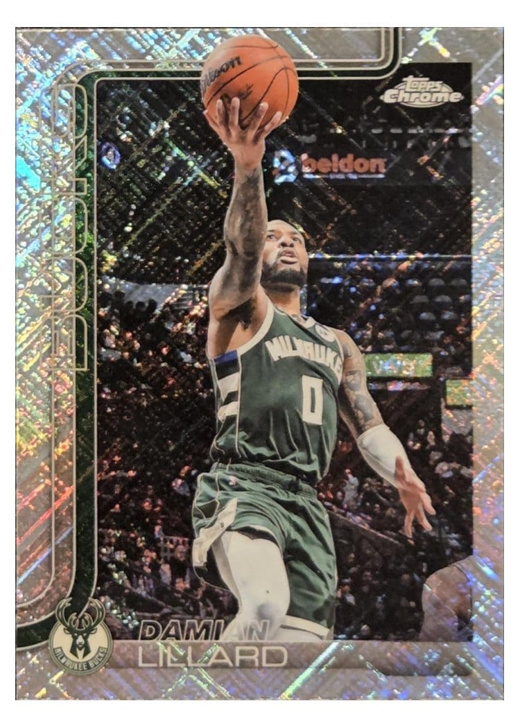 2025 Topps Chrome Damian Lillard #153 card