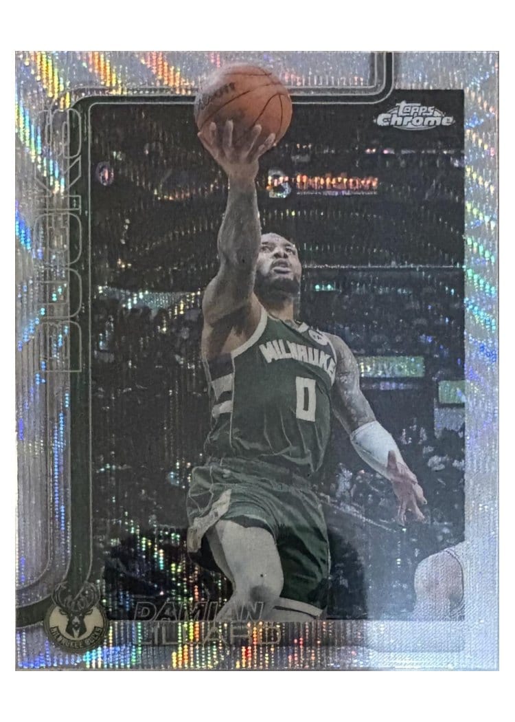 2025 Topps Chrome Damian Lillard #153 card