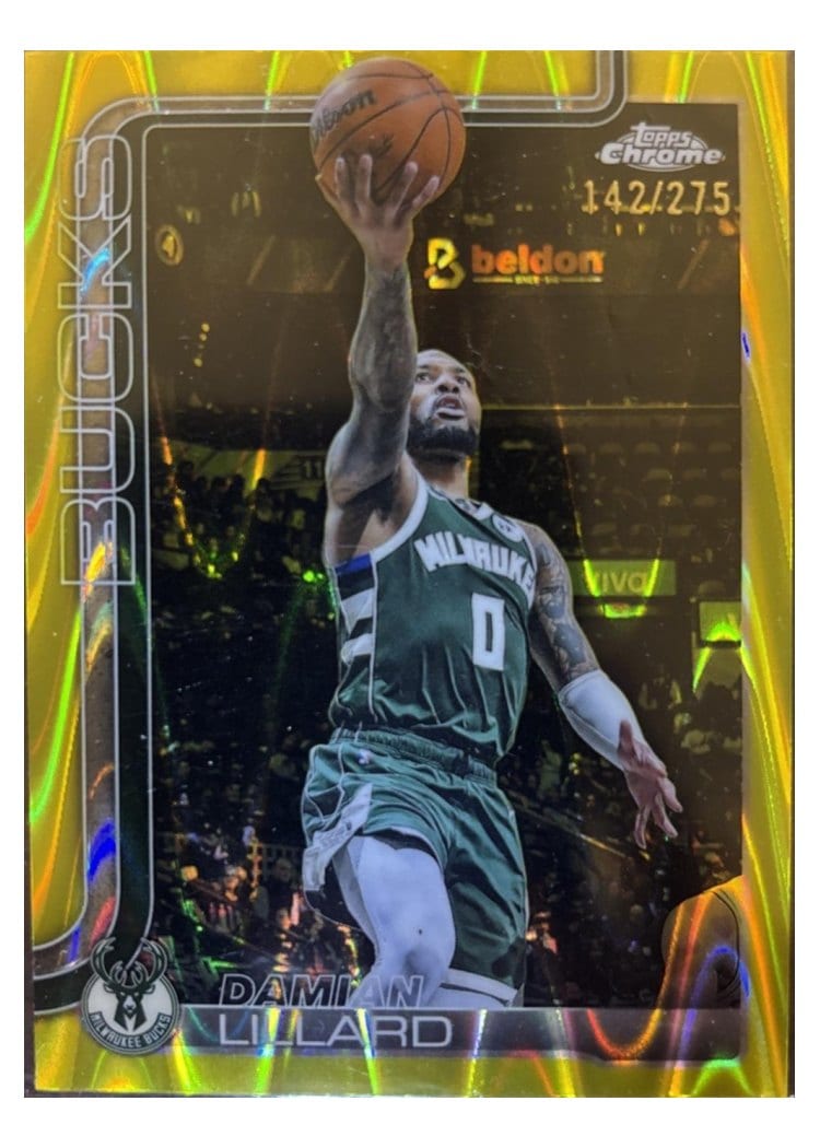 2025 Topps Chrome Damian Lillard #153 card