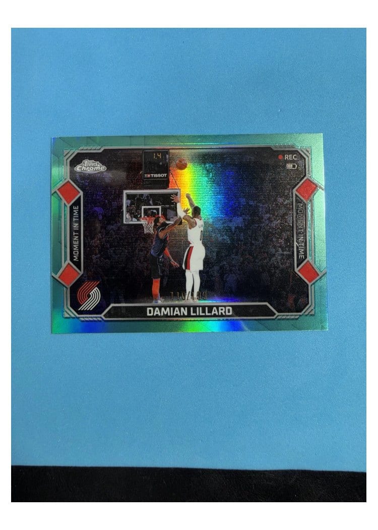 2025 Topps Chrome Damian Lillard #153 card