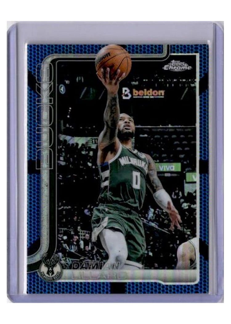 2025 Topps Chrome Damian Lillard #153 card