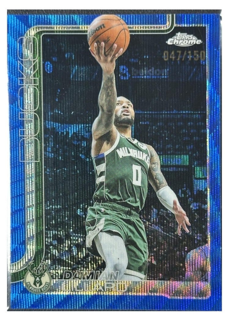 2025 Topps Chrome Damian Lillard #153 card