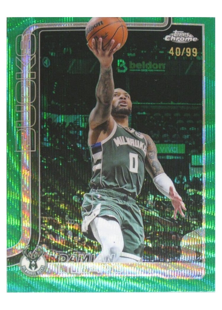 2025 Topps Chrome Damian Lillard #153 card