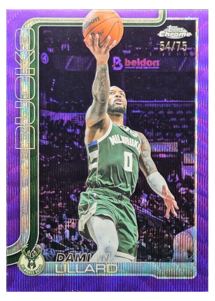 2025 Topps Chrome Damian Lillard #153 card