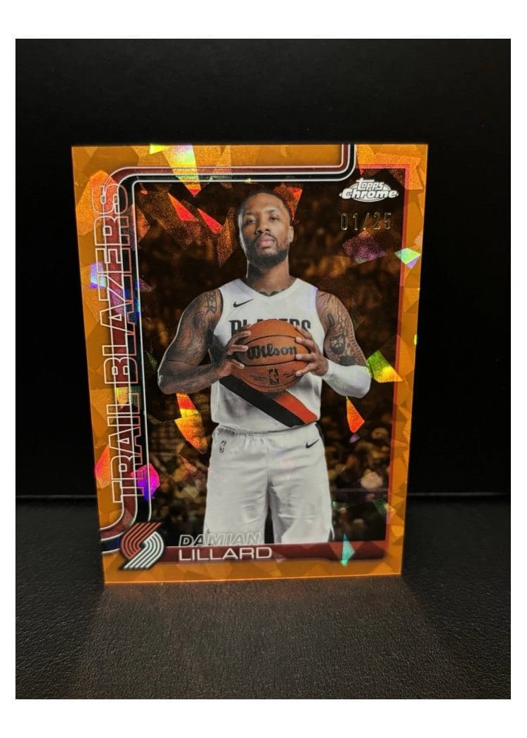 2025 Topps Chrome Damian Lillard #153 card
