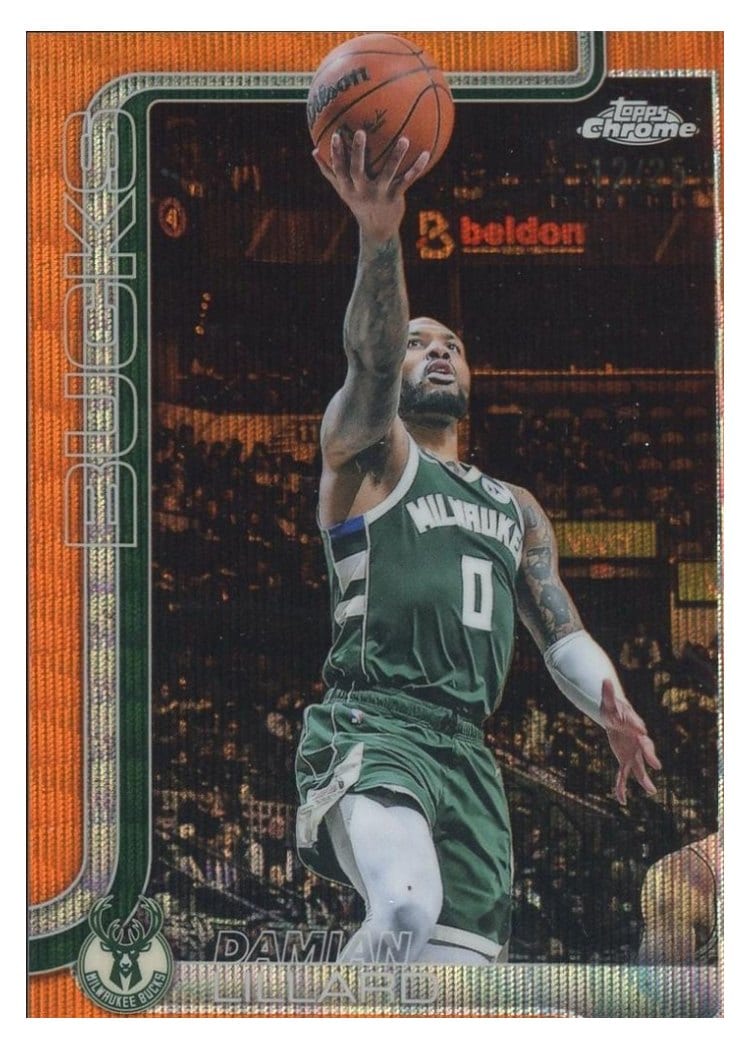 2025 Topps Chrome Damian Lillard #153 card