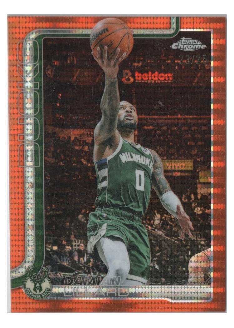 2025 Topps Chrome Damian Lillard #153 card